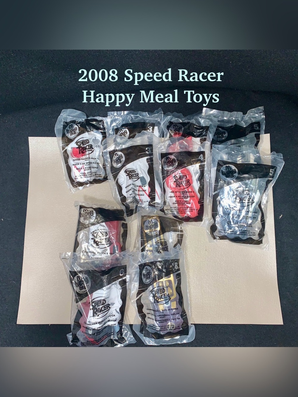 2008 McDonald’s Speed Racer Happy Meal Toy Lot (11)